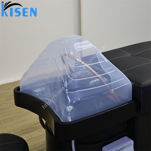 KISEN Lit de lavage de cheveux électrique japonais pour salon de coiffure, avec fonction spa, massage de la tête et vapeur à circulation d'eau - Product Image 4