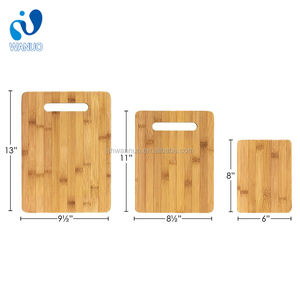 WanuoCraft-Tabla de queso con logotipo personalizado, tabla de charcutería, tabla de cortar de bambú, juego de tabla de cortar de madera con asa para Cocina - Product Image 3