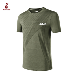 Nuovo arrivo <span class=keywords><strong>maglietta</strong></span> personalizzata comoda e traspirante per gli uomini di <span class=keywords><strong>Tennis</strong></span>, Badminton abbigliamento sportivo Casual da <span class=keywords><strong>uomo</strong></span> t-Shirt da allenamento - Product Image 1