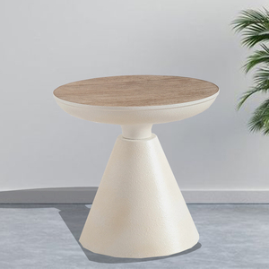 โต๊ะน้ำชาทันสมัยโต๊ะกาแฟสี่เหลี่ยมสีดำขนาดเล็กดีไซน์เนอร์กลางแจ้งอเนกประสงค์สีขาวมอดแบบดั้งเดิม - Product Image 1