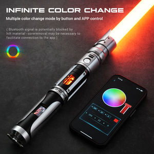 <span class=keywords><strong>Sabre</strong></span> <span class=keywords><strong>laser</strong></span> rotatif à écran LED DIY NEXUSSABERS, <span class=keywords><strong>sabre</strong></span> <span class=keywords><strong>laser</strong></span> en cristal, 34 effets sonores, batterie rechargeable au lithium-ion, jouet de 92 cm - Product Image 1