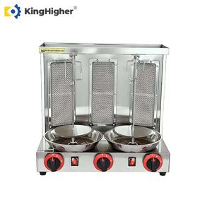 Máquina Comercial de Shawarma a Gas con Doble Brocheta, Máquina Turca para <span class=keywords><strong>Doner</strong></span> <span class=keywords><strong>Kebab</strong></span> y Gyro, Equipo para la Elaboración de Carne de Shawarma - Product Image 3