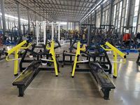 Machine de musculation professionnelle : Presse pectorale assise à charge libre, Presse pectorale couchée ISO
