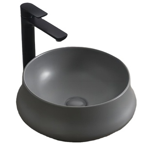 <span class=keywords><strong>Lavabo</strong></span> in ceramica color kaki moderno <span class=keywords><strong>Lavabo</strong></span> in porcellana Art déco fatto a <span class=keywords><strong>mano</strong></span> <span class=keywords><strong>Lavabo</strong></span> per piani di lavoro e tavoli - Product Image 3