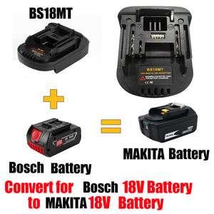 Adaptador de batería USB BS18MT para Bosch, 18V, GPA, BAT609, BAT610, BAT611, BAT612, BAT618, conversión a Makita, 18V, BL1830, BL1850, Li-ion - Product Image 6
