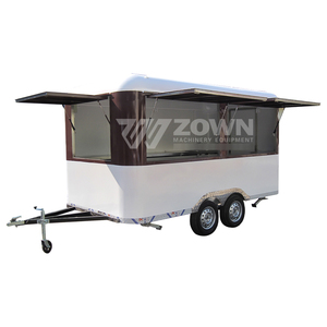 Concession Food <b>Trailer</b> Mobile Bar Food Truck Street Hot Dog Ice Cream Coffee Food Cart Van Customized Color - Product Image 4