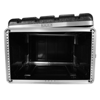 Mallette de mixage 19 "Mallette AMP en matière plastique ABS Mallette de vol personnalisée