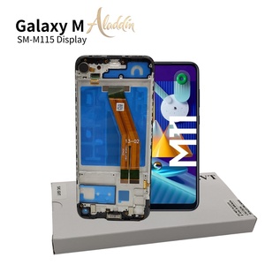 จอแอลซีดีของแท้อะไหล่โทรศัพท์มือถือสำหรับซัมซุง M11 M115มีจอแอลซีดีอะไหล่อะไหล่เปลี่ยนเฟรมประกอบกับชุดบริการ - Product Image 4