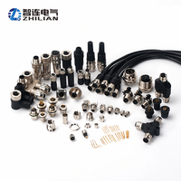Connecteur M12 circulaire étanche IP67 industriel pour câble, 3, 7, 8, 9, 10, 12, 13, 14, 16 broches (M5, M8, M9, M16, M23, 7/8, 2, 3, 4, 5, 6, 7, 8, 9, 10, 12, 13, 14, 16)