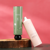 Tubes de crème pour les mains et lotion corporelle cosmétiques personnalisés rose et vert de 160 ml, emballage pour crème solaire avec bouchon à vis mignon
