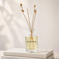 Bouteille diffuseur de parfum en verre cylindrique 150ml 200ml 250ml, emballage pour parfum