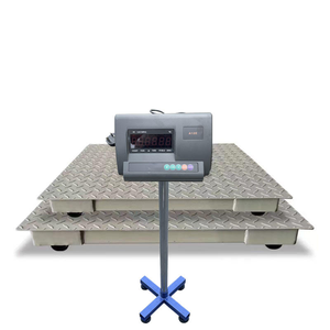Indicador de báscula de plataforma Veidt de 1m de altura con postes de acero al carbono y acero inoxidable para soporte de plataforma A12e TCS-D-Stand - Product Image 1