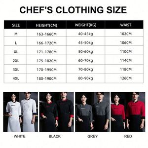 Veste de Chef Imprimée à Manches Longues Personnalisable pour Homme – Drapeau Italie Dragon – Uniforme de Travail pour Restaurant - Product Image 3