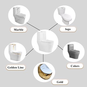 WC Integrato Moderno da Pavimento Tarpul con Doppio Scarico Design S-trap in Ceramica Bianca per <span class=keywords><strong>Bagno</strong></span> - Product Image 6