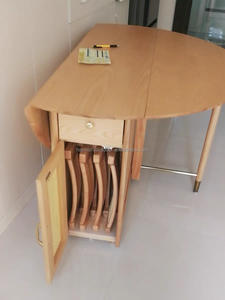 Mesa de Comedor de Madera Maciza de Estilo Simple para el Hogar, Cocina, Comedor Interior y Restaurante - Product Image 6