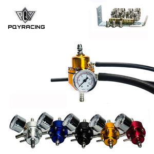 Régulateur de pression de carburant réglable Jdm Fpr 1 1 0 140 Psi pour Toyota, régulateur de gaz en aluminium avec jauge et tuyau - Product Image 5