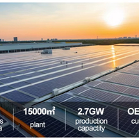 10KWh 20KWh batterie murale solaire à haut rendement LiFePO4 système hybride de stockage d'énergie domestique monocristallin photovoltaïque MPPT