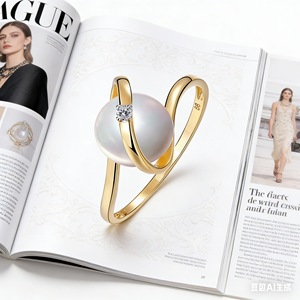 Anillo de Diamantes de 24 Quilates, Oro 14K 24K, Joyería de Diamantes de Oro Real para Mujer, Anillo de Compromiso y Boda de Lujo - Product Image 4