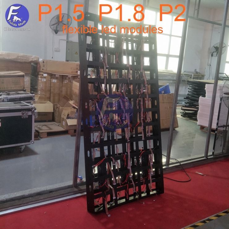 Esnek led monitör Led Video bülten fiyat esnek Led Panel P2.5 esnek led ekran 240*120mm veya 320 * 160mm