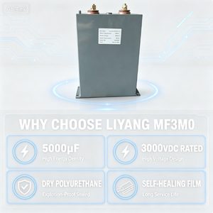 Liyang Plastic Film Self-Healing Pulse <strong>Capacitor</strong> 3000VDC 500UF for New Energy Impulse <strong>Test</strong> Equipment - Product Image 2