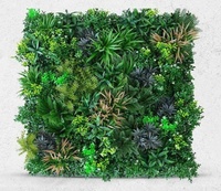 Nouvelle décoration verticale extérieure en herbe artificielle, végétation verte effet jungle, écologique, durable, certifiée anti-UV, pour jardin.