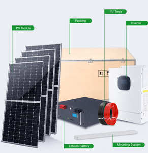 Sistema Solar BIPV Hanwa de 15KW, Alta Eficiencia, MPPT, Tejas Fotovoltaicas, Batería de Litio, Sistema Completo para Construcción de Viviendas, Instalación DIY - Product Image 1