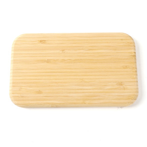 Juego de bandejas rectangulares de dos piezas, bandeja decorativa de bambú de estilo nórdico minimalista, decoración para el hogar, certificación internacional. - Product Image 4