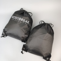 Sac à dos de sport en polyester 210D avec logo imprimé personnalisé de qualité supérieure Sacs de sport avec cordon de serrage en nylon