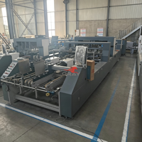 Machine plieuse-colleuse entièrement automatique ORAY à grande vitesse pour boîtes en carton ondulé, avec correction de déviation et système de verrouillage de fond, pour usage intensif