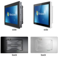 PC industriel lourd de 10.1 pouces X86 J1900 J4125 J6412 i3/i5/i7 WIN7/8/10/11 écran tactile résistif tout en un ordinateur pc
