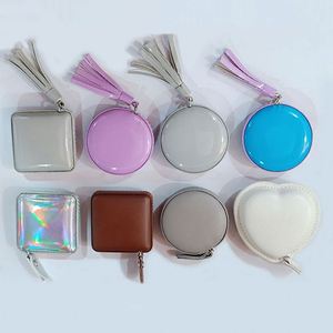 Cadeaux promotionnels de qualité supérieure, ruban à mesurer rétractable portable en cuir personnalisé avec logo, 1,5 m, porte-clés pour les magasins de vêtements, les tailleurs - Product Image 1