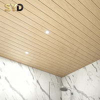 Plafonds suspendus en PVC, design moderne, avec grille de plafond pour chambre à coucher, salle de bain, salon