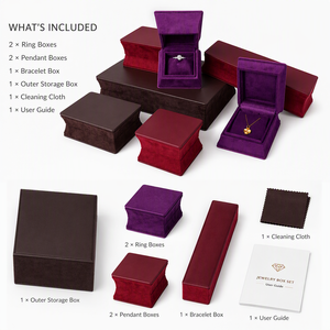 Rectangle Velvet Display <b>Box</b> Long Hinged Watch Bracelet Chain Necklace <b>Cufflink</b> Eyewear Jewelry Retail Counter Manufacturer - Product Image 4
