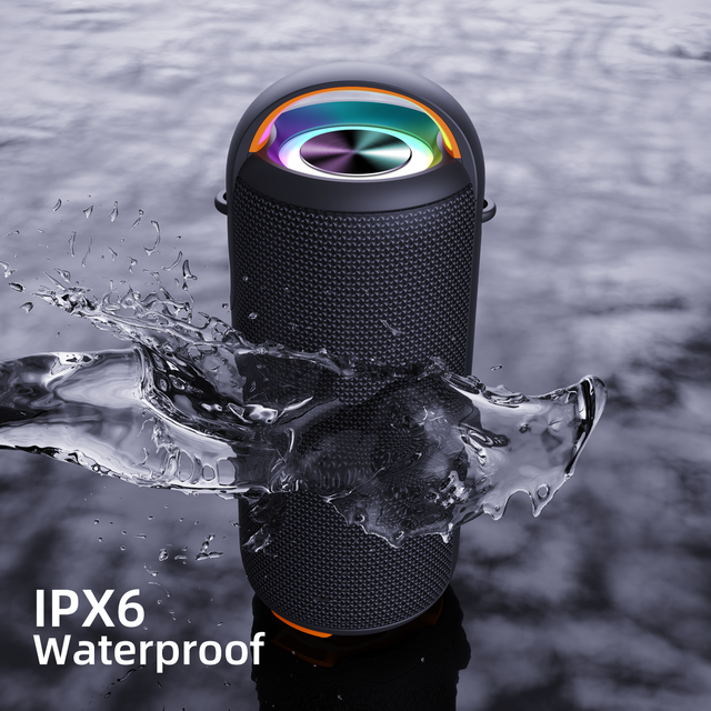 Portable Speaker Dual Pairing True Wireless Stereo HD Sound IPX7 Waterproof Outdoor Sport Shower Wireless Speaker