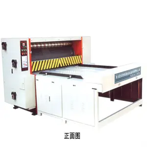 Semi Automatic Chain Feeding Rotary Die Cutting Machine For Corrugated Cardboard Carton Box