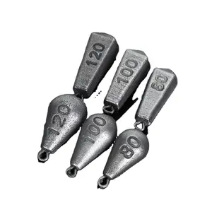 신제품 50G-200G 주철 싱커 무게 기계 리드 총알 낚시 싱커 낚시 무게 낚시 싱커 판매
