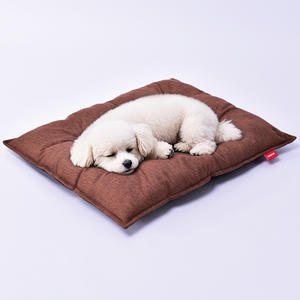 Honden- en kattenhuis & -bed van dik pluche, modern design, rechthoekig, geschikt voor alle seizoenen - Product Image 1