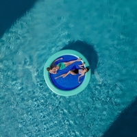 Hamac flottant gonflable en PVC renforcé pour adultes et enfants, usage commercial, transat de piscine