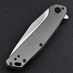 Couteau EDC 1405 en vente flash, couteau pliant en acier inoxydable, couteau tactique de survie, couteau de poche en acier, manche en acier, portable avec clip - Product Image 5