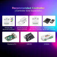 Bande LED numérique RGBW 24V FCOB SPI, blanc chaud, blanc froid, blanc naturel, WS2814 IC Pixel COB, 5m, 784/896 LED/m, adressable, couleur de rêve RGBW