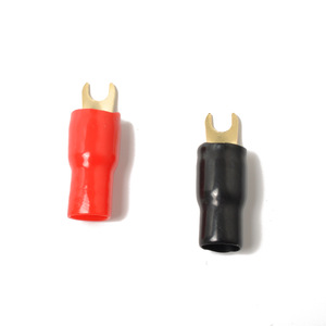 ขั้วต่อสายไฟรถยนต์แบบ 4Ga ขนาด 8 มม. 5.5 มม. 24 มม. สีแดง สีดำ ทำจากทองเหลือง - Product Image 4