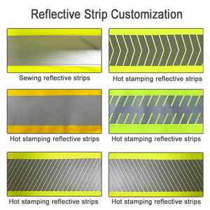 Celana panjang kerja keselamatan kerja konstruksi pertambangan pakaian kerja pekerja Reflektif keamanan visibilitas tinggi Hi Vis Logo kustom - Product Image 5