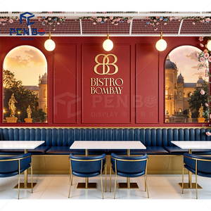 Arredamento Personalizzato per Caffetteria, Design Trendy in Legno per Panetteria, Moderno Bancone Bar per Caffè e Dolci - Product Image 2