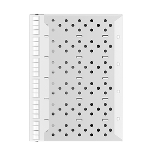 2149328-1 2007562-3 2007562-1 Cage SFP+ TE compatible 2x6 ports traversants <span class=keywords><strong>240P</strong></span> à montage par pression avec conduits optiques - Product Image 3