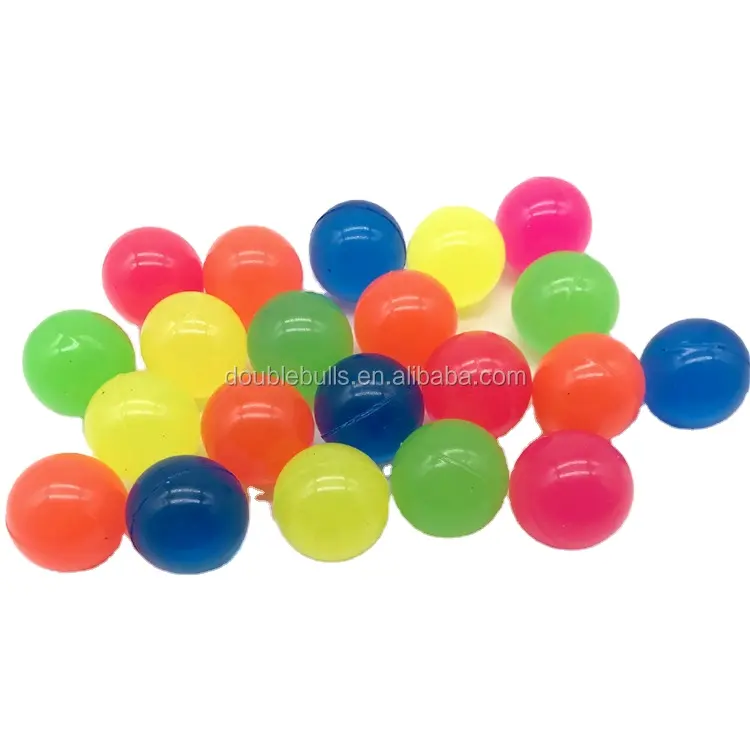 Angepasst Bunte Transparente Bouncy Ball Umweltfreundliche Gummi Kinder Outdoor Spielzeug Überspringen Springenden Ball Springen Ball