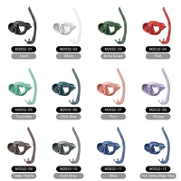 Nouveau Masque de Plongée 2026 à Faible Volume - Double Lentille en Verre Trempé, Silicone Liquide avec Tuba Pliable et Étui de Rangement