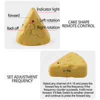 Jouet chat Mini souris, appareil à télécommande sans fil, jouet de simulation, à infrarouge, fromage, jouets de chat et amis effrayant