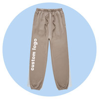 2025Hot Sale unisexe pantalons de survêtement 100 coton peut conception personnalisée broderie impression hommes grande taille pantalons de sport pantalons de survêtement