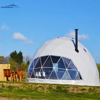 Dôme insonorisé, tente d'hôtel d'hiver transparente, petite tente géodésique igloo à vendre, prix usine