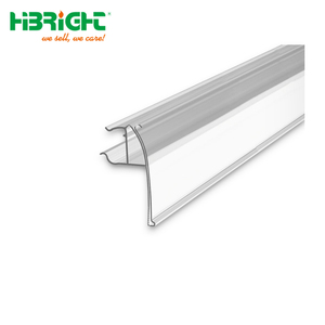 Customized Length PVC Shelf Edge Label Holder Strips for Wood Shelves and Metal Racks - Product Image 2